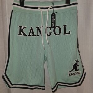 Kangol Mens Mint Green Basketball Shorts Size Small NWT